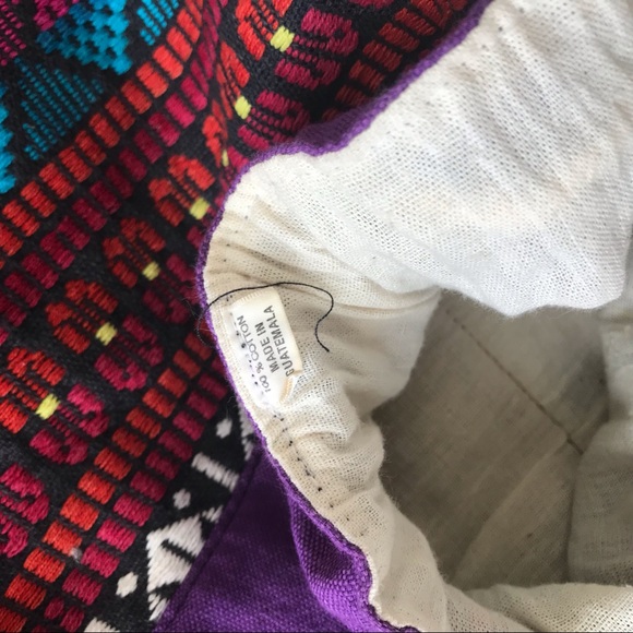 Sac De Sport (Duffel) Guatémaltèque Artisanal - Multicolore Petit Modèle - Léger Et Matelassé - Neuf